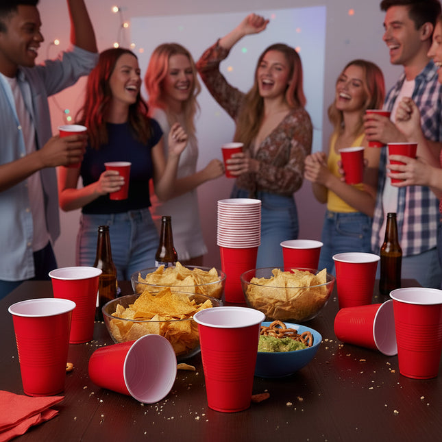 Czerwone kubki 53cl 40szt