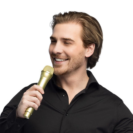 Mikrofon deluxe złoty