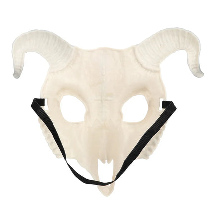 Halloween Masker Zwart Wit Ram