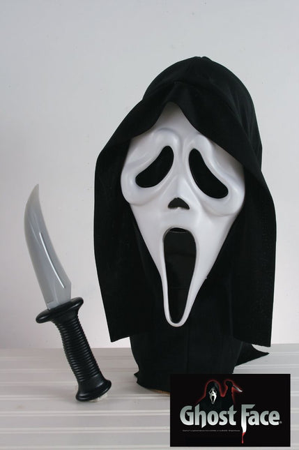 Maska Ghostface z nożem