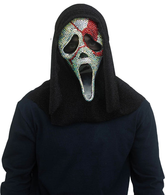 Maska Ghostface z diamentami