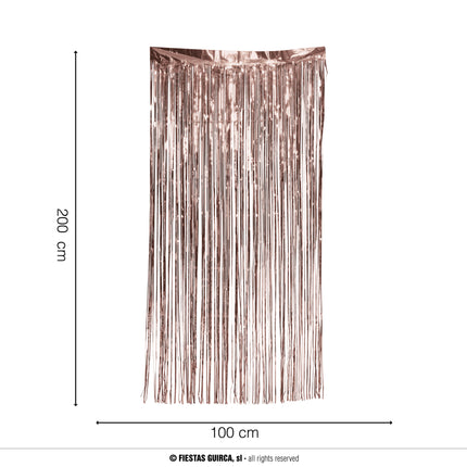 Zasłona drzwiowa Rose Gold 2m