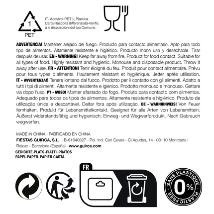 Żółte kubki 240ml 6szt