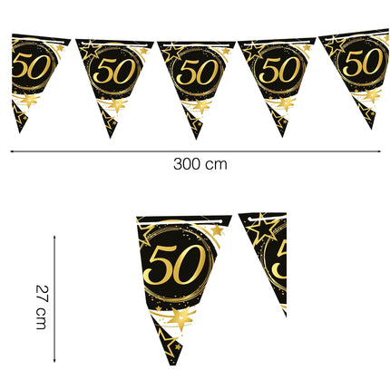 Garland 50 Years Paper 3m