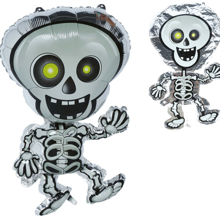 Balonik helowy na Halloween – szkielet (bez napełnienia) 65 cm