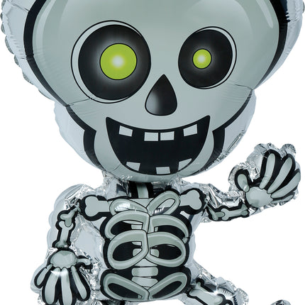 Balonik helowy na Halloween – szkielet (bez napełnienia) 65 cm