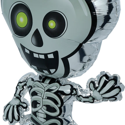 Balonik helowy na Halloween – szkielet (bez napełnienia) 65 cm