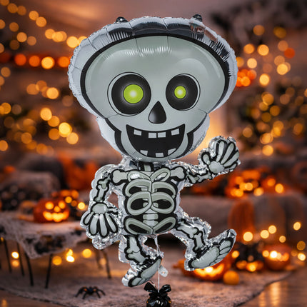 Balonik helowy na Halloween – szkielet (bez napełnienia) 65 cm
