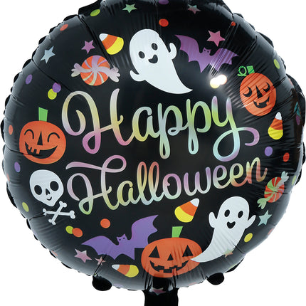 Balonik helowy na Halloween, kolorowy, pusty, 50 cm