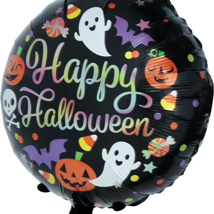 Balonik helowy na Halloween, kolorowy, pusty, 50 cm