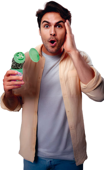 Plastikowy gryzak, żart