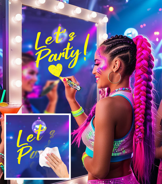 Żółty marker kredowy