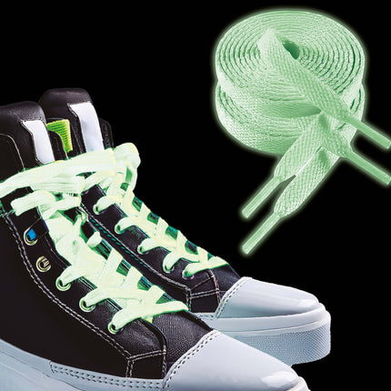 Para fluorescencyjnych sznurowadeł do butów 120 cm