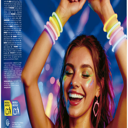 Bransoletki świecące w ciemności 15 szt