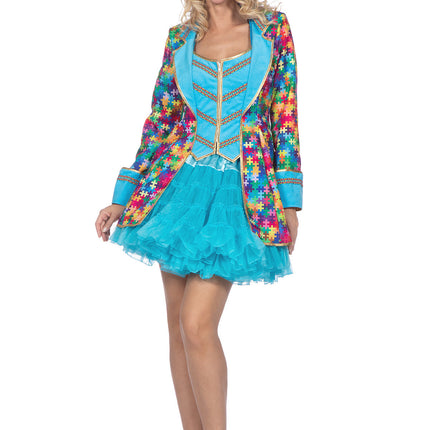 Elementy układanki kurtki