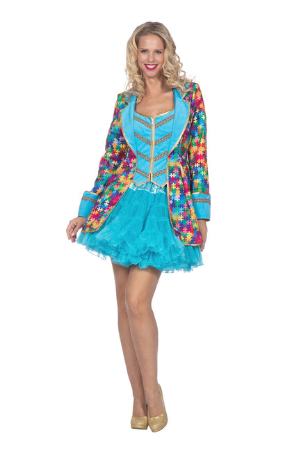 Elementy układanki kurtki