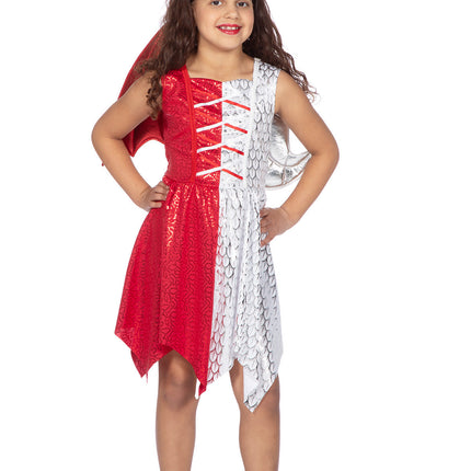 Ubierz anioła/demona ze skrzydłami i tiarą