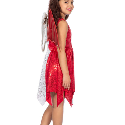 Ubierz anioła/demona ze skrzydłami i tiarą