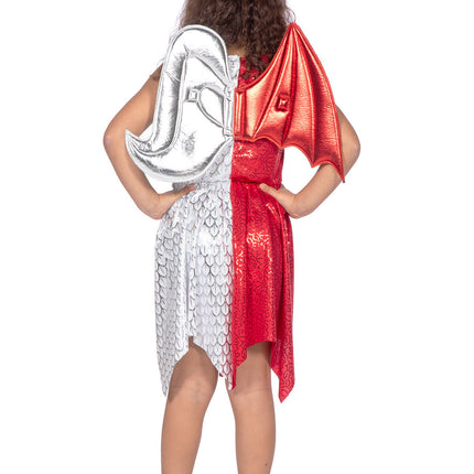 Ubierz anioła/demona ze skrzydłami i tiarą