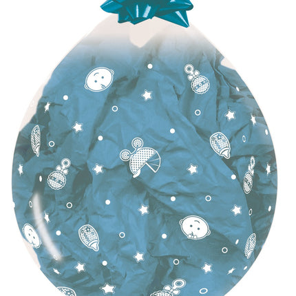 Balon urodzinowy niebieski 45cm 25szt