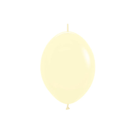 Żółte balony pastelowe 15cm 50szt