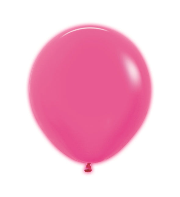 Balony fuksja neon 45cm 25szt