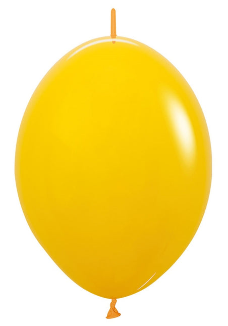 Żółte balony do girlandy balonowej 30cm 50szt