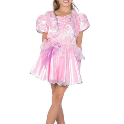 Różowe piórko z małym kwiatkiem