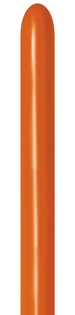 Pomarańczowe balony do modelowania 1,52 m 50 szt