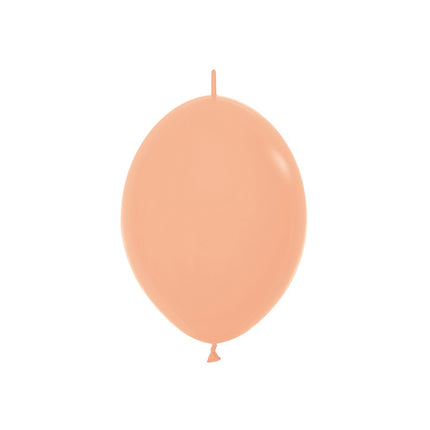 Pomarańczowe balony kantalupa do girlandy balonowej 15cm 50szt