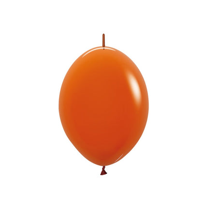 Pomarańczowe balony do girlandy balonowej 15cm 50szt