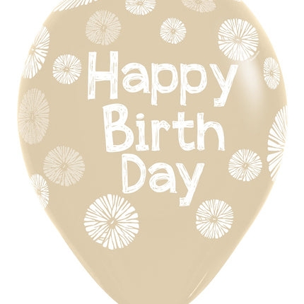Balony urodzinowe kwiaty 30cm 25szt