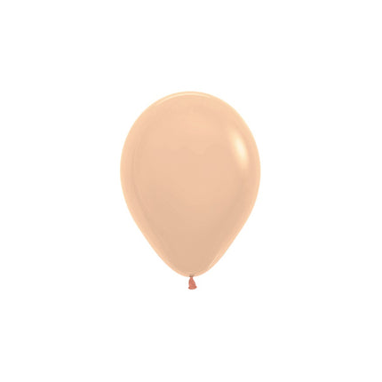 Balony pomarańczowe pastelowe matowe 12cm 50szt