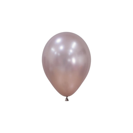Balony różowe metaliczne 12cm 50szt