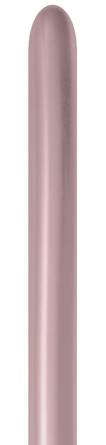 Liliowe balony do modelowania metaliczne 1,52 m 50 szt