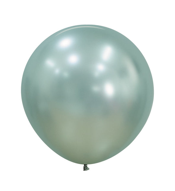 Miętowe zielone balony Silk 61cm 3szt