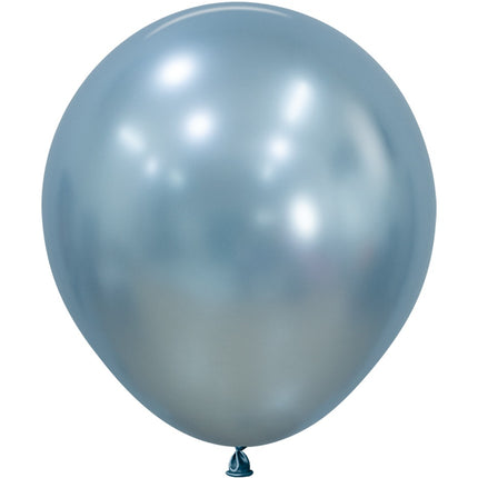 Balony niebieskie jedwab 45cm 25szt