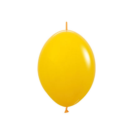 Żółte balony do girlandy balonowej 15cm 50szt