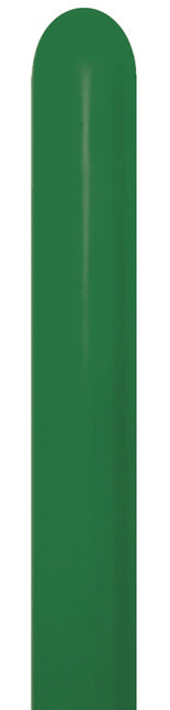 Ciemnozielone balony do modelowania 1,52 m 50 szt