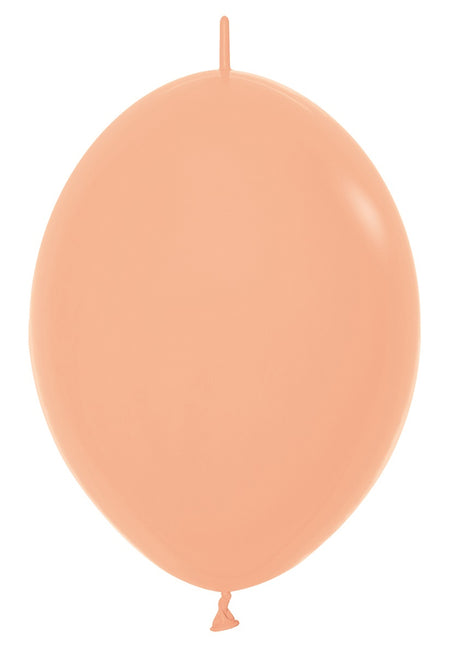 Pomarańczowe balony kantalupa 30cm 50szt