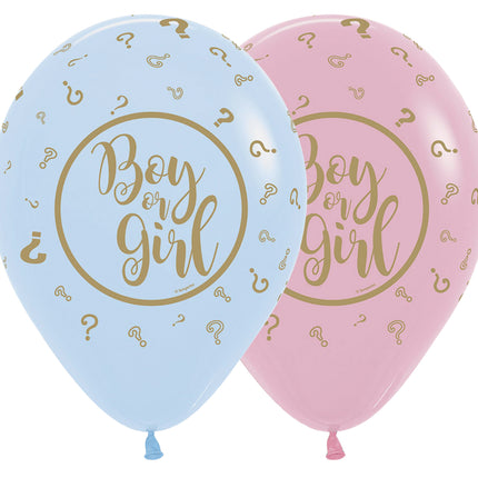 Balony ujawniające płeć 30cm 25szt