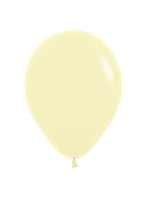 Żółte balony 23cm 100szt