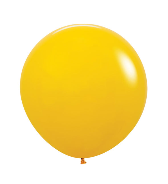 Żółte balony Honey 61cm 3szt