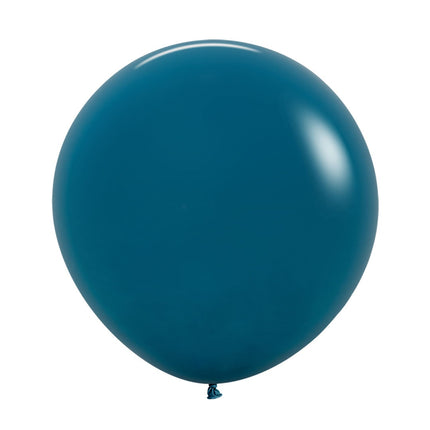Ciemnoniebieskie balony Deep Teal 61 cm 3 szt