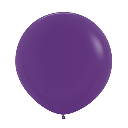 Fioletowe balony lateksowe 61 cm 3 szt