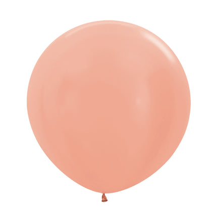 Balony Rose Gold Metallic 61cm 3szt