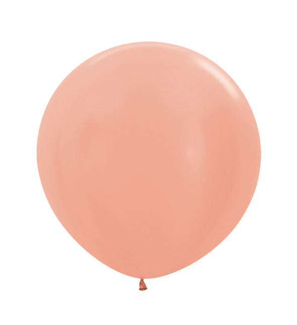 Balony Rose Gold Metallic 61cm 3szt