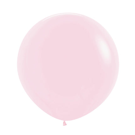 Balony jasnoróżowe pastelowe 61 cm 3 szt