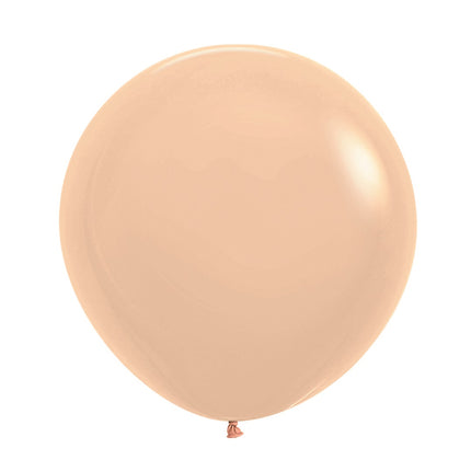 Balony pomarańczowe pastelowe 61cm 3szt