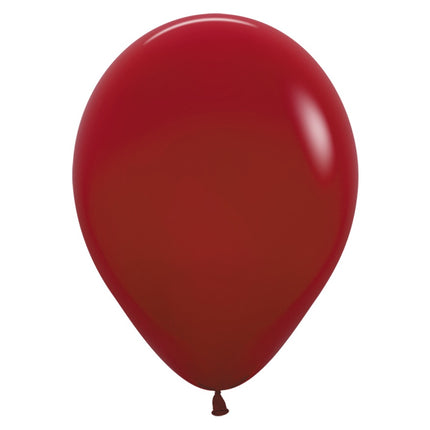 Balony czerwone Bordeaux 23cm 100szt